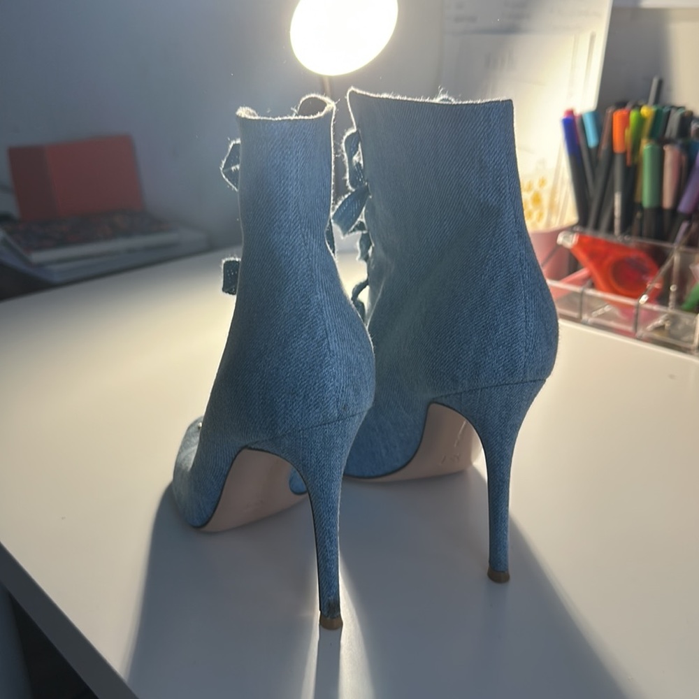 Denim Booties - image 2